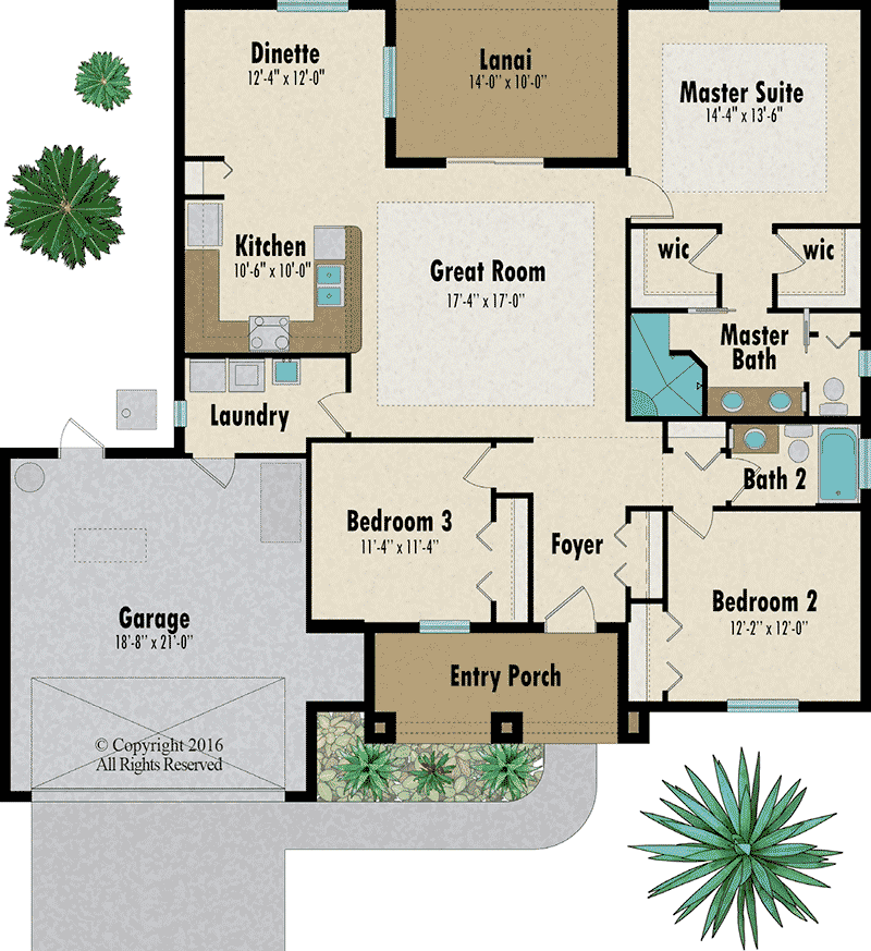 The Magnolia floorplan - Capitol Homes